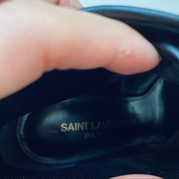 Saint Laurent Paris open toe fringe booties NEW - Picture 7 of 9